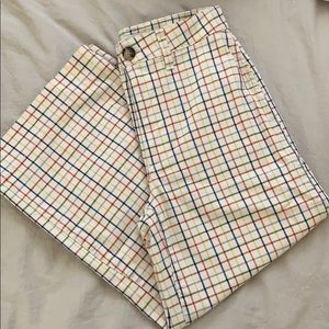 Madewell Emmet Pant in Rainbow Windowpane